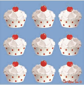 Kort 100x100, Christopher Vine Design,"With A Cherry On Top"