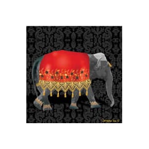 Kort 100x100, Christopher Vine Design, "Elephant"