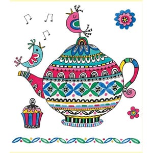 Minikort Rachel Ellen Designs, 85x75, tekanne