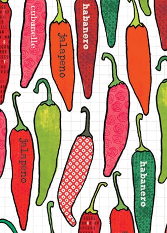Minikort, 105x63, SOUL, peppers
