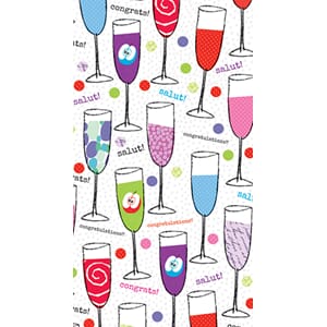 Minikort, 105x63, SOUL, champagneglass