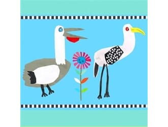 Minkort 71x71mm, The Square Card Co, Bird