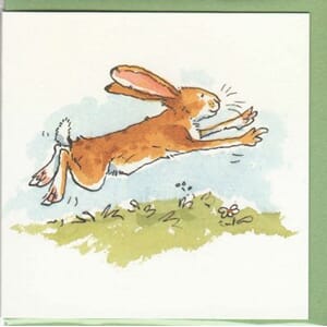 Minikort Two Bad Mice, hare, Jump