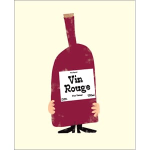 Kort, Ink Press, Vin Rouge