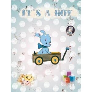 Kort 12x17cm "Twinset and Pearls"