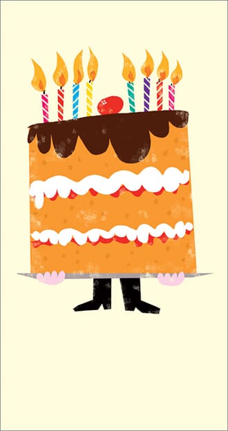 Pengebrev/"Wish Wallet", The Art File, kake m/lys