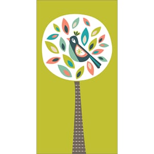 Pengebrev/"Wish Wallet", The Art File, fugl i tre