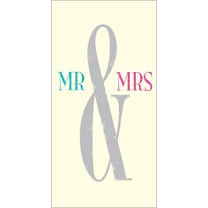 Pengebrev/"Wish Wallet", The Art File, Mr & Mrs