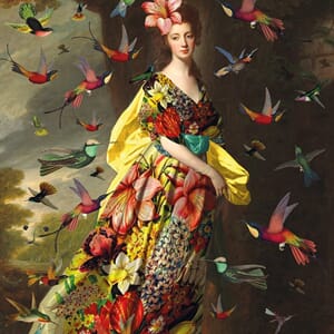 Dobbelt kort, 12x17, Hope & Glory, Birds