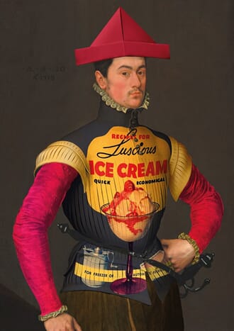 Dobbelt kort, 12x17, Hope & Glory, Ice Cream