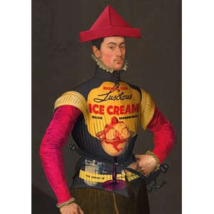 Dobbelt kort, 12x17, Hope & Glory, Ice Cream