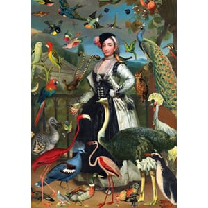 Dobbelt kort, 12x17, Hope & Glory, Exotic Birds