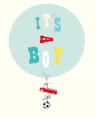 Kort, Ink Press, It`s a Boy