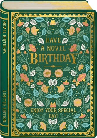 Kort 12x17, STORYBOOK, Novel Birthday