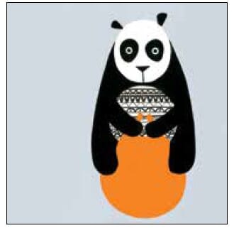 Doble kort,150x150, Doodle Block, Doodle Panda