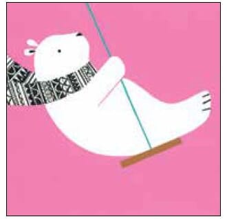 Doble kort,150x150, Doodle Block, Doodle Bear