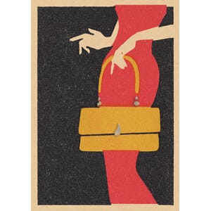 Doble kort,120x170, Vintage Matchbox, Vintage Handbag