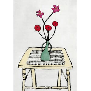 Kunstkort 170x120mm, Richard Spare, Cane Table