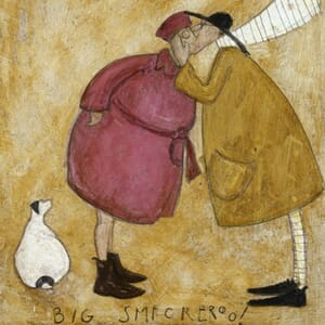 Kunstkort 160x155mm, Sam Toft,  Big Smackeroo