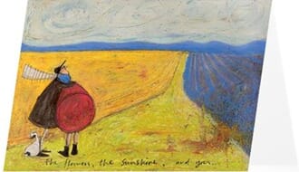Kunstkort 120X170mm, Sam Toft, The Flowers, the Sunshine and