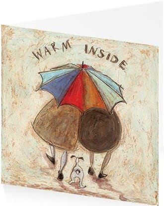 Kunstkort 160x155mm, Sam Toft,  Warm Inside