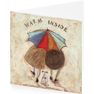 Kunstkort 160x155mm, Sam Toft,  Warm Inside