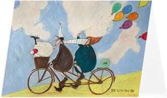 Kunstkort 160x155mm, Sam Toft,  Be who you be