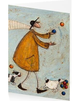 Kunstkort 120X170mm, Sam Toft, Happy Days are here again