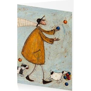 Kunstkort 120X170mm, Sam Toft, Happy Days are here again