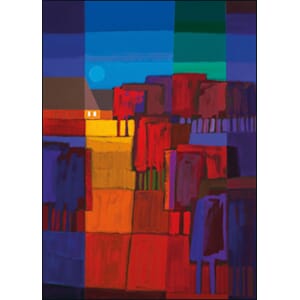 Dobbelt kort, 12x17, Ton Schulten, Verborgen