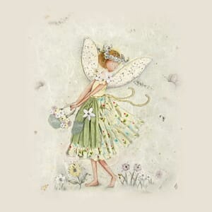 Doble kort 150x150mm, "Whispers on Wings",