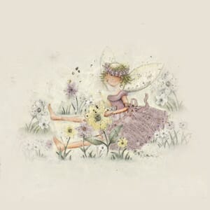 Doble kort 150x150mm, "Whispers on Wings",