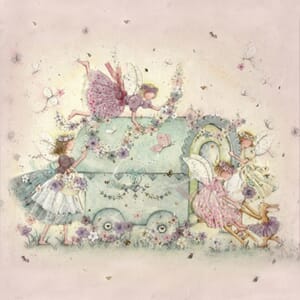 Doble kort 150x150mm, "Whispers on Wings",