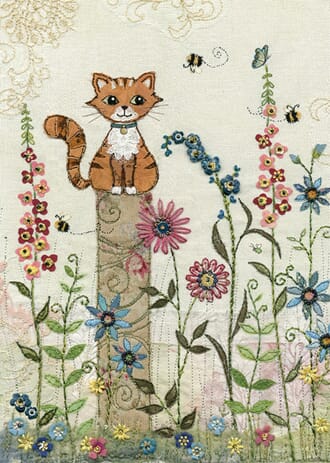 Doble kort 167x118, Amy`s Cards, Kitten Post