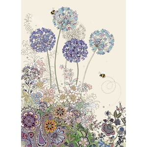 Doble kort 167x118, Collage, Purple Alliums