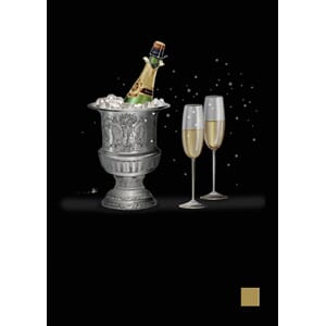 Kort BUG ART,Jewels "Champagne"