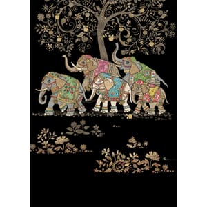 Kort BUG ART 167x118, Jewels "Five Elephants"