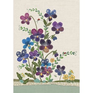 Doble kort 167x118, Dear Emma, Violas