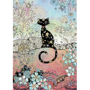 Doble kort 167x118, Decoratives, Patterned Cat