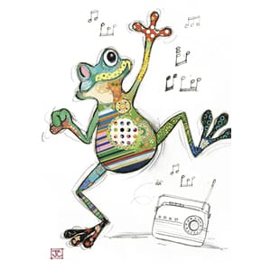 Doble kort 167x118, Kooks, Freddy Frog