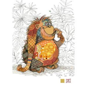 Doble kort 167x118, Kooks, Obi Orangutan