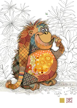 Doble kort 167x118, Kooks, Obi Orangutan