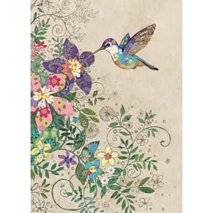 Kort 167x118, Paper & Foil, Tropical Hummingbird
