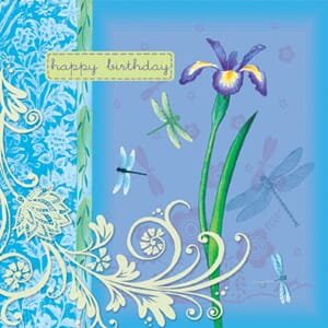 Doble kort, 140x140, Lemongrass, Watergarden