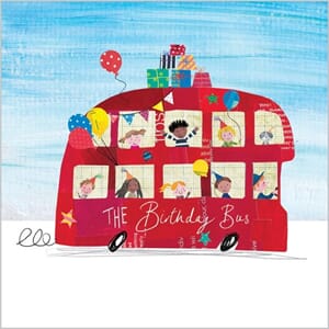 Doble kort, 140x140,  Piece of Cake, Happy Tour Bus