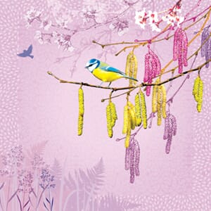 Doble kort, 140x140, Lemongrass, Hazel Coppice