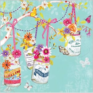 Kort 140x140, Tea Garden, Hanging Blooms