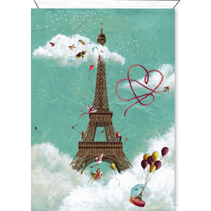 Kort A4 format, Marie-Anne Foucart, Eiffeltårnet