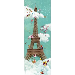 Doble kort 110x310mm, Foucart, Eiffeltårnet