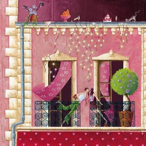 Doble kort 110x310mm, Foucart, husfasade